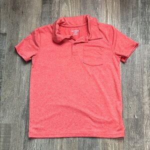 Cat & Jack Vibrant Red Polo Shirt